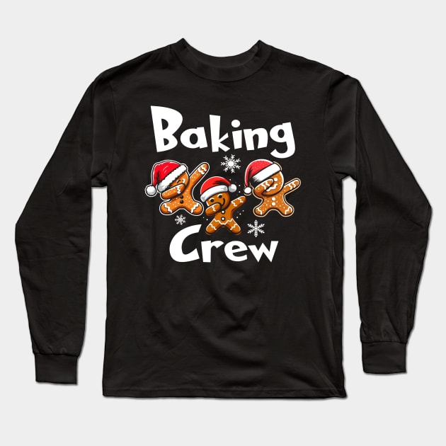 Christmas Cookies Baking Crew Long Sleeve T-Shirt by Etopix